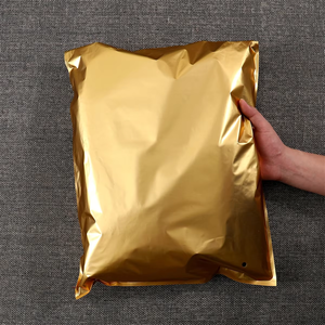 Bolsas de Poliéster Biodegradables con Logotipo Personalizado Dorado, Ecológicas, Impermeables, para Envíos Postales, Paquetería, Ropa, Embalaje de Plástico - Product Image 1