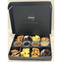 Boîte à gâteaux personnalisée, dessert, collation, chocolat, pique-nique, boîte à trempette, traiteur, plateau cadeau, gaufres, boîtes de boulangerie avec séparateur