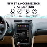 BaoShang 12.8 pouces écran Vertical Android autoradio pour Lexus GS 2005-2010 GPS Navigation Carplay tableau de bord monté lecteur DVD
