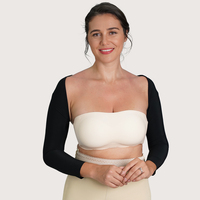 S-SHAPER Sous-vêtements amincissants et sculptants, manches de compression longues pour bras post-liposuccion, gaine post-chirurgicale pour femmes