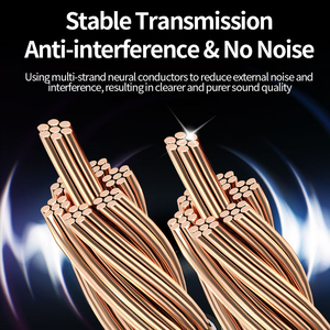 <span class=keywords><strong>Cable</strong></span> <span class=keywords><strong>de</strong></span> Altavoz 4NOFC HiFi YYTCG, <span class=keywords><strong>Cable</strong></span> <span class=keywords><strong>de</strong></span> Audio <span class=keywords><strong>de</strong></span> Cobre Estañado Multifilar, Antirruido, para <span class=keywords><strong>Amplificador</strong></span> <span class=keywords><strong>de</strong></span> Cine en Casa - Product Image 3