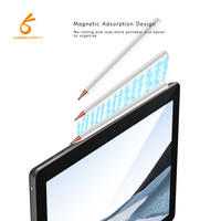 Pena Stylus Aktif Octagon, Pena Stylus Layar Sentuh Aktif Kapasitif Kustom Paduan Aluminium dengan Penolakan Telapak Tangan