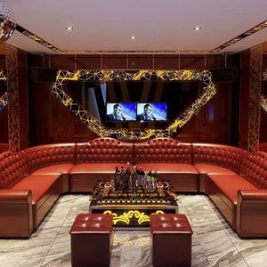 Commercial Vip Night Club Bar Strip Club Meubles Narguilé Salon Meubles Led Center Dj Booth Table Bar Salon Sièges Canapé Ensemble - Product Image 1