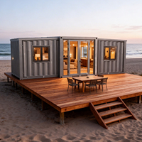 Evermore Maison préfabriquée pliable de 20 pieds, 4 chambres, respirante, au design fermier, pour bureau, serre ou entrepôt, sur roues