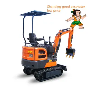 Shanging mini trator escavador micro escavador, mini rastreador sd13d