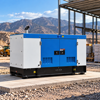 Generator Diesel 3 Fasa Pendingin Air 50Hz dengan Kabin Kedap Suara untuk Lokasi Konstruksi