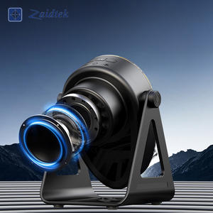 Support <span class=keywords><strong>de</strong></span> téléphone portable rotatif sans fil créatif avec haut-parleur <span class=keywords><strong>de</strong></span> jeu sans fil et lecture par détection, éclairage ambiant RVB coloré - Product Image 2