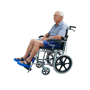 Silla de Ruedas Manual con Malla Transpirable para Prevenir Úlceras por Presión, Estructura de Acero, Pedido Mínimo Bajo de 50 Unidades (Pedido de Prueba) - Product Image 1
