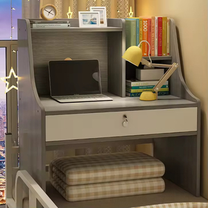 Escritorio de Computadora Convertible Ecológico Marca WMJ con Estantería y Cajón, Fácil de Armar, Ideal para Dormitorios Universitarios, para Laptop y Escritura - Product Image 2