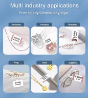 Étiquettes RFID PET personnalisables et imprimables pour le suivi des stocks de bijoux, étanches, pour bagues, boucles d'oreilles, lunettes, bracelets, montres