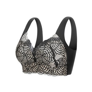 <span class=keywords><strong>Reggiseno</strong></span> Sportivo Senza Cuciture in Pizzo Sottile, Stile <span class=keywords><strong>Canotta</strong></span>, con Chiusura Laterale per Seni Grandi - Product Image 3