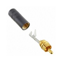 Service de kit complet 3502ABAU Connecteur audio 3502A type barillet, 3.20mm ID 9.00mm OD, Fiche Phono RCA Mono 3502-ABAU avec coupelle à souder