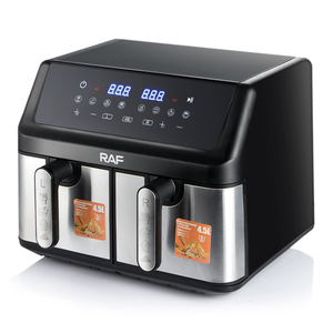 <span class=keywords><strong>Freidora</strong></span> de Aire Doble RAF 9L, 2000W, 4.5L, Control Digital, para Pollo Frito, Cocina Casera - Product Image 5