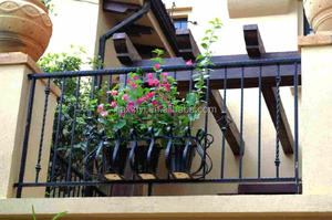 Design di Ringhiere per Balconi in Ferro Battuto Francese/Ringhiere Decorative in Ferro Battuto per Balconi Corrimano Esterno per Terrazze - Product Image 5