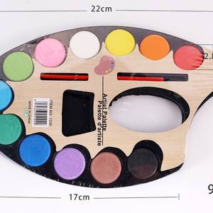 Juego de Pinturas de Acuarela de Alta Calidad de 12 Colores con Pincel para Niños, Regalo - Product Image 6