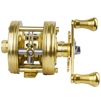 Moulinet de pêche à la traîne C4500 4500, rapport de transmission 5.3:1, résistance maximale 8 kg, 4+1BB, en alliage d'aluminium pour la pêche en eau salée et en lac, bateau, rivière, lancer d'appâts