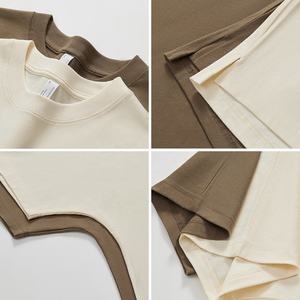 Haute qualité unisexe hommes personnalisé Dtg impression goutte épaule recadrée hommes Fit T-Shirts lourd T-Shirt surdimensionné Boxy T-Shirt - Product Image 5