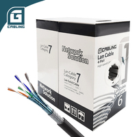 Cable de Red UTP Gcabling de 1000m, Ethernet, SFTP, Cat7e, Cat 7, 6e, Cat5e, 4p, 26AWG, 24AWG, AWG26, Cat 6, 5e, 100% Cobre
