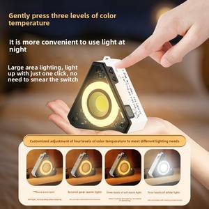 Veilleuse 3D pour enfants - Lampe de table intelligente à intensité variable avec type-C et blanc chaud, commande tactile pour lampe de lecture de chambre à coucher - Product Image 4