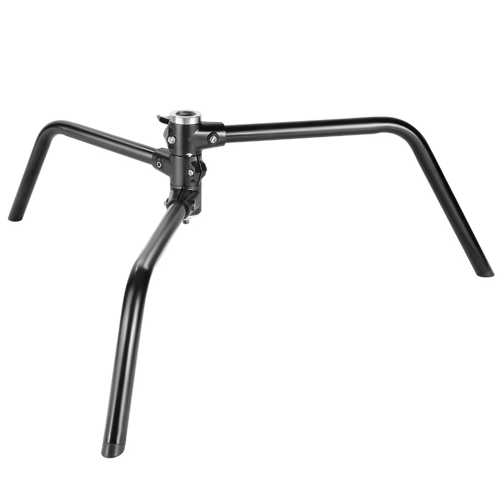 Neewer 2-Pack Heavy Duty Aluminum C-Stands - Adjustable 5-10 Feet