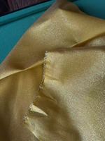 Tissu brocart Lurex 100% polyester antistatique sergé 150D pour rideaux et mariages