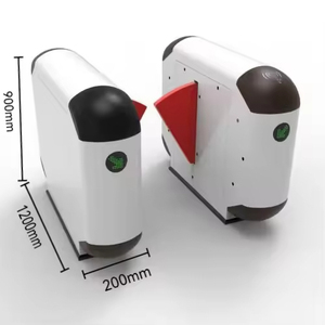 Chất lượng cao SUS 304 Flap rào cản turnstiles cửa dễ thương Kid thân thiện cao an toàn truy cập cho mẫu giáo và công viên giải trí - Product Image 2