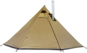 Tienda de campaña portátil para mochileros para acampar al aire libre y cazar <span class=keywords><strong>Tipi</strong></span> impermeable de una sola capa con conector para estufa Capacidad para 2-3 personas - Product Image 2