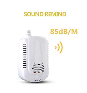 Alarme de Vazamento de Gás LPG Detector de Vazamento de Gás Combustível Misto com Válvula de Corte Sistema de Alarme de Gás - Product Image 4