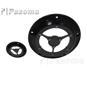 ฝาครอบคลัตช์มอเตอร์ไซค์สำหรับ Harley Touring รุ่นปี 1999-2015 FLHR Road <span class=keywords><strong>King</strong></span> 2001-2013 Softail 1999+ - Product Image 5
