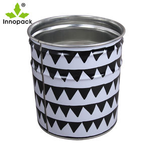 Usine chinoise 20L seaux de peinture matériau en fer blanc seau en métal de bonne qualité avec poignée - Product Image 4