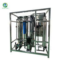 Système de traitement de l'eau par osmose inverse industrielle 500 LPH, installation d'osmose inverse en acier inoxydable pour l'eau potable, machine de filtration d'eau pure directe d'usine