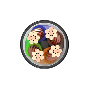 VVG Copper <b>Power</b> <b>Cable</b> PVC Insulated 3x25+1x16mm 0.66kV Industrial Wiring <b>Cable</b> for Energy Distribution Systems - Product Image 2