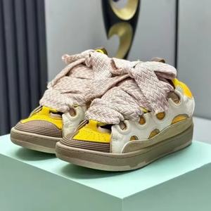 Zapatos Deportivos Casuales de Lujo para Exteriores con Cordones, Masaje, Saludables para Caminar, Suela Gruesa que Aumenta la Altura, Tendencia de Moda, Genuinos - Product Image 6