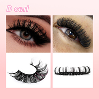 20 paires de faux cils 3D naturels en vison synthétique, cils épais faits à la main, cils en bande complète pour le maquillage quotidien