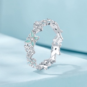 Anillos <span class=keywords><strong>de</strong></span> Plata <span class=keywords><strong>de</strong></span> Ley 925, Joyería <span class=keywords><strong>de</strong></span> Moda, Anillos <span class=keywords><strong>de</strong></span> Zirconia con Forma <span class=keywords><strong>de</strong></span> <span class=keywords><strong>Tortuga</strong></span>, Concha, Serpiente, Caballito <span class=keywords><strong>de</strong></span> Mar y Mariposa - Product Image 6