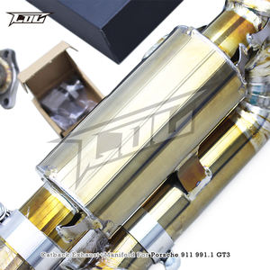 Sistema de escape de titanio BK para Mclaren <span class=keywords><strong>720S</strong></span> 4,0 T 2017-2019 silenciador Catback SUS304 colector pieza de coche - Product Image 3