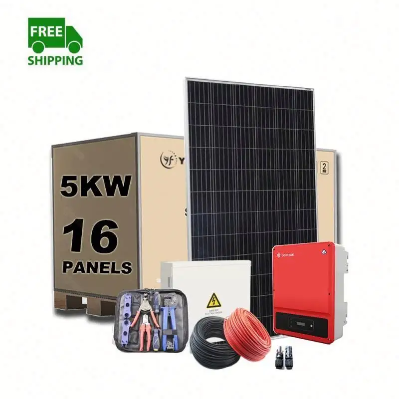 5000Watts Solar System 4.5 Panel 3Kw Price China A/C Energy All In One Bsm Buy Cdte Cells Csp Dual New Perovskite