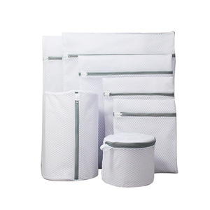 Grand sac <span class=keywords><strong>de</strong></span> lavage anti-enchevêtrement personnalisé pour usage domestique <span class=keywords><strong>filet</strong></span> en tissu polyester pliable moderne pour machine à laver vêtements spéciaux - Product Image 3