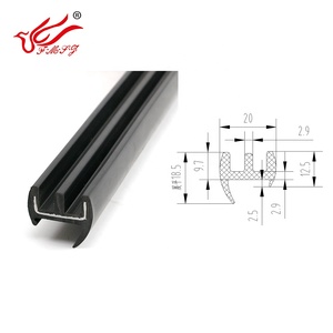 Flocked Lót Cao Su Trượt Cửa Sổ Kênh Phụ Tùng Ô Tô Phụ Tùng Và Phụ Kiện Xe - Product Image 3