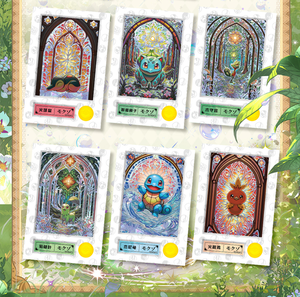 90 Pacchetti/Cartone Carte Collezionabili Pokémon Formato A5, Carte d'Arte Rara con Rayquaza e Pikachu, Carte Colorate per Regali per Bambini - Product Image 4