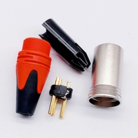 Apex APX-167 OEM personnalisé 1/4 TRS stéréo Jack prise cuivre plaqué or en alliage de zinc 3.5mm connecteur mâle adaptateur IP67 25A 150V