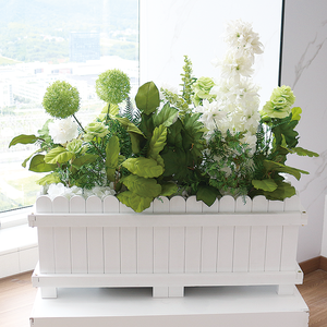 गर्म बिक्री अनुकूलन योग्य उद्यान प्लांटर आंगन विनाइल बगीचे प्लांटर बॉक्स pvc आउटडोर पॉट विनाइल उठाया उद्यान बिस्तर - Product Image 5