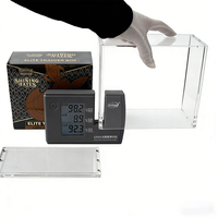   Boîte de protection transparente en acrylique ETB avec couvercle magnétique et protection UV pour Elite Trainer Box