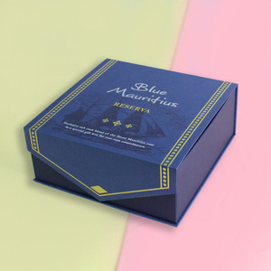 Wholesale Luxury Packaging Blue <b>Box</b> Closure Custom Logo Magnetic Gift <b>Box</b> Package Custom Design Hair Wig Gift - Product Image 4