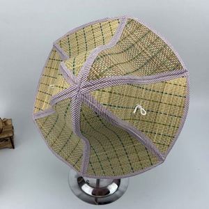 หมวกฟางชาวนาขายดี พับได้ OEM สำหรับผู้ใหญ่ แบบเรียบ ผูกโบว์และเชือก หมวกปาร์ตี้ - Product Image 3