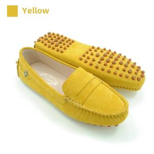 Chaussures à enfiler décontractées pour femmes avec doublure en cuir véritable supérieur en cuir de vachette semelle extérieure tendon de boeuf-Tendance de la mode pour la saison de printemps - Product Image 5