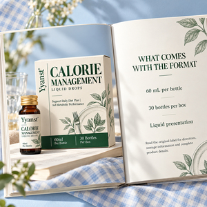 OEM ODM Marque Privée – Extrait Herbal Liquide Oral pour la Gestion des Calories – Soutient le Plan Alimentaire Quotidien et Améliore la Fonction Métabolique - Product Image 5