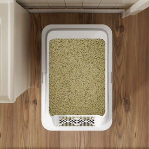 Lettiera per Gatti in Acciaio Inox Durevole con Coperchio, Taglia XL per Gatti Grandi, Design Alto, Ecologica, Controllo Odori, Capacità 65L, Facile da Pulire - Product Image 6