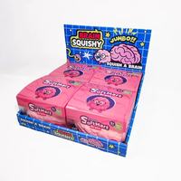 Jumbo Squishies Cerveau Squishy Géant Amusant pour Halloween, Jouets Sensoriels Anti-Stress, Cadeaux d'Halloween