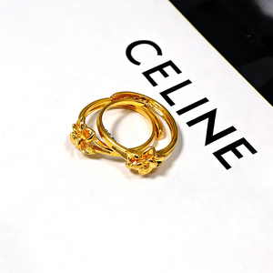 Anéis de Cluster Personalizados em Liga Banhada a Ouro 18K para Homens e Mulheres, Anéis Modernos para Casamento, Noivado e Aniversário - Product Image 4